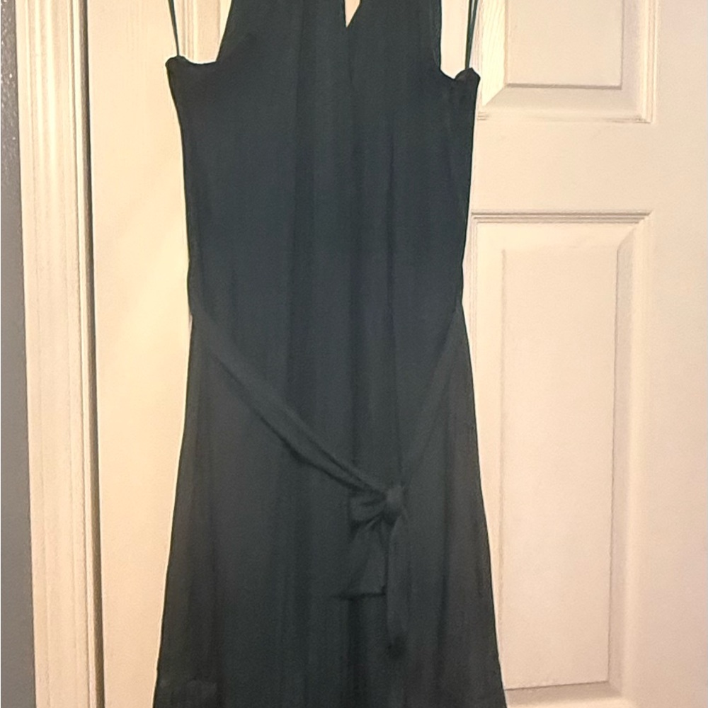 Banana Republic Blue Halter Sheath Maxi Dress - Picture 2 of 6